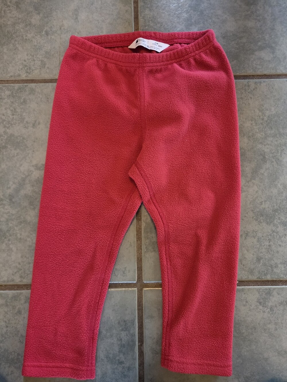 MEC Fleece Pants - Red - 24mos